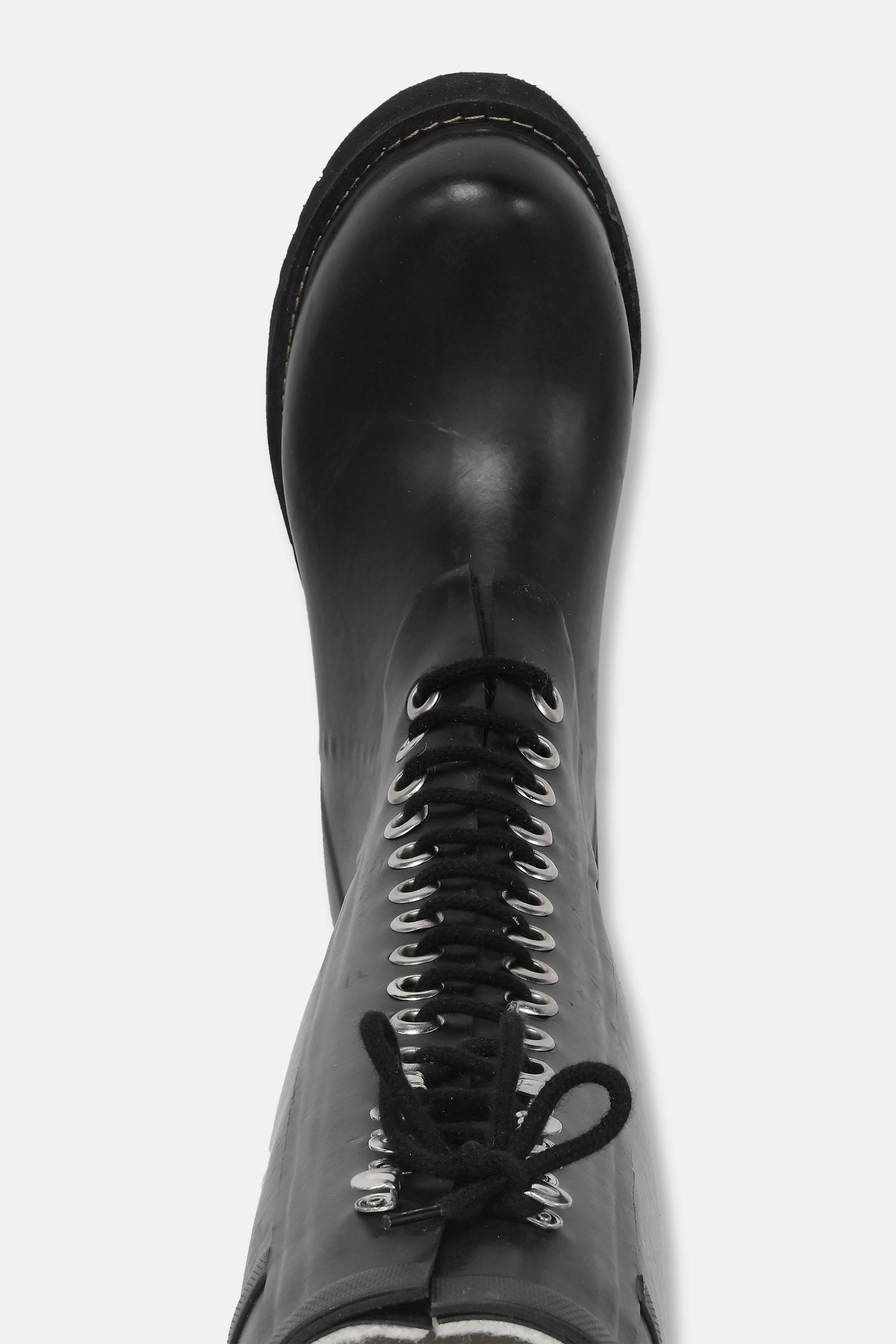 Long Rubber Boots - Black Black
